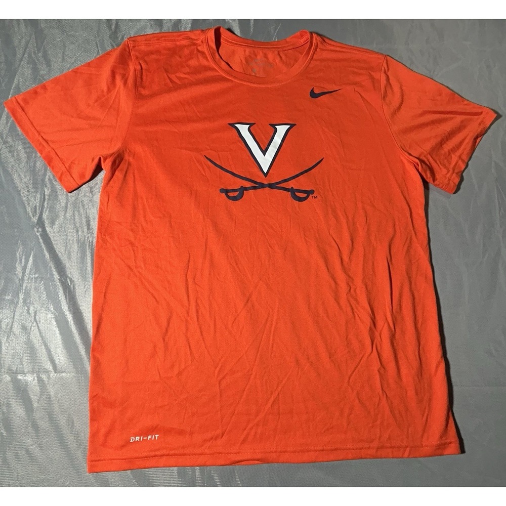 Nike Dri-FIT Virginia Cavaliers Cavaliers Orange T-Shirt Size L